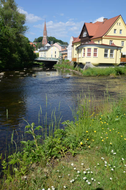 istock Regen (a river) in Zwiesel, Germany 900284600