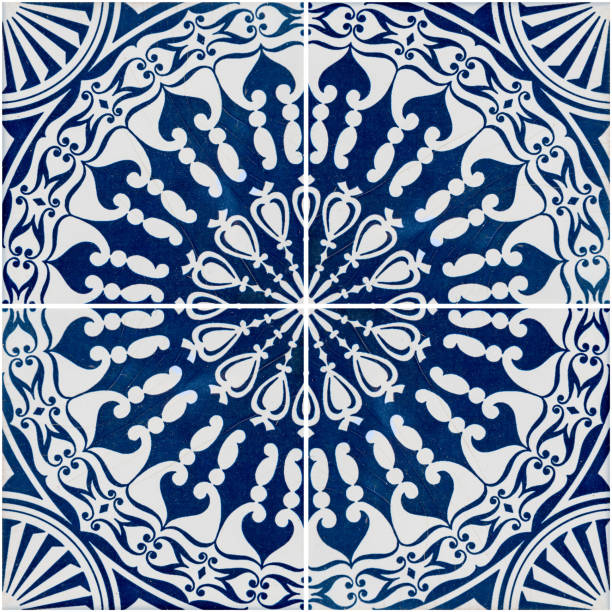 istock Traditional Portuguese glazed tiles 900287310
