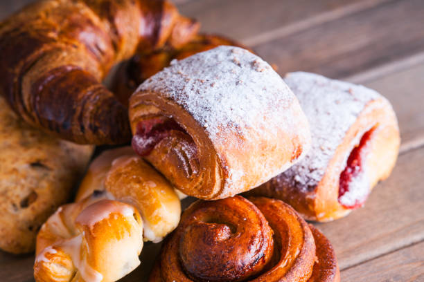 istock Fresh baked homemade buns and rolls 900298174