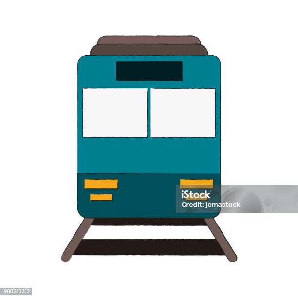 Train Frowntview Symbol Stock Illustration - Download Image Now - Business, Car, Cargo Container
