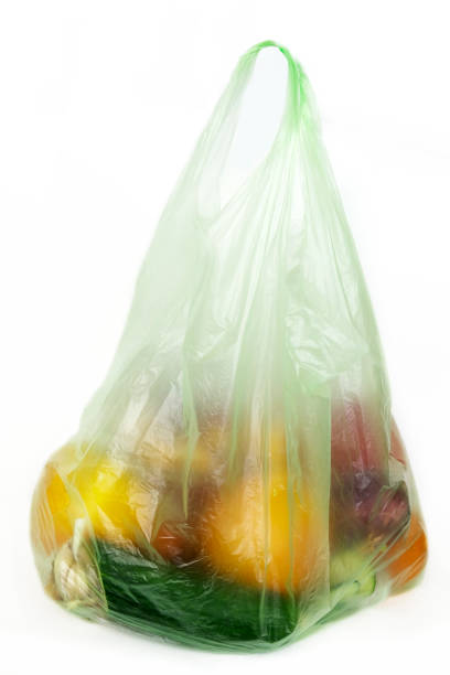 istock Plastic bag with fruits and vegetables 900314792