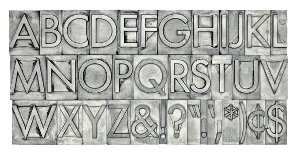 istock alphabet in metal type 900317610