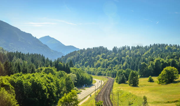 istock Summer panorama of Alps mountains 900364078