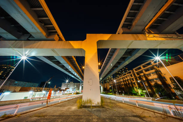istock Junction in Japan Night view 900373858
