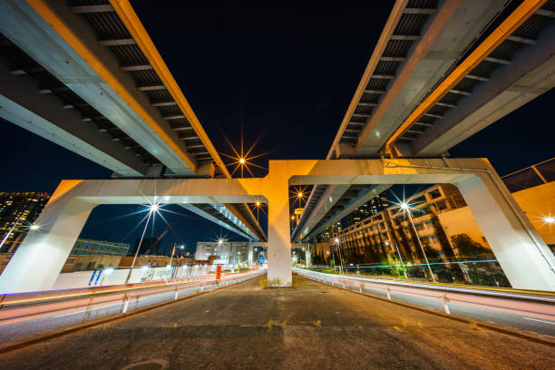 istock Junction in Japan Night view 900373870