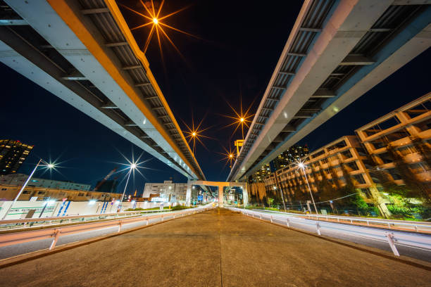 istock Junction in Japan Night view 900373894
