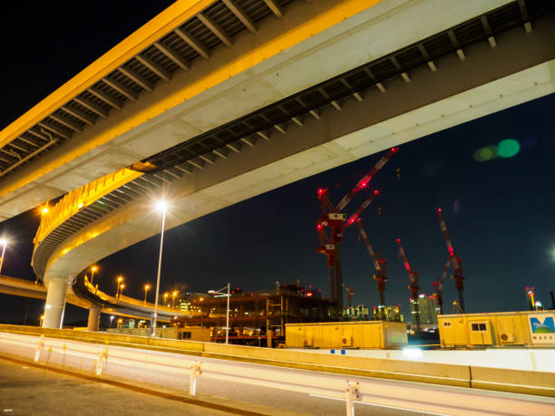 istock Junction in Japan Night view 900373900