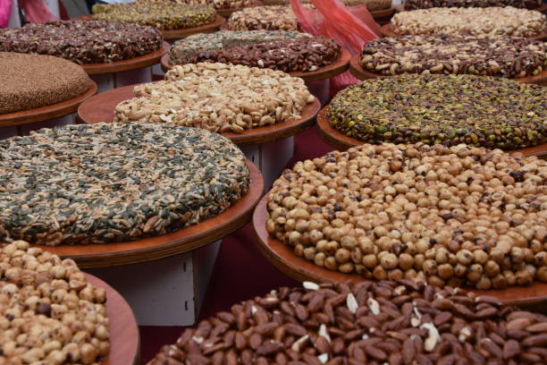 istock Selling sweets in an Arab market 900385272