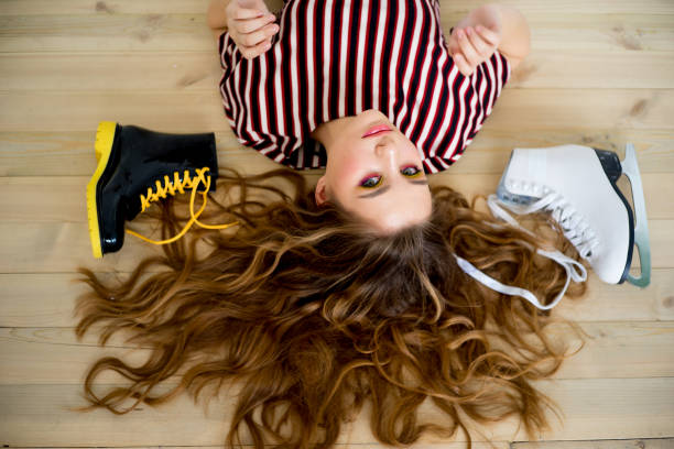 istock Girl with skates 900409126