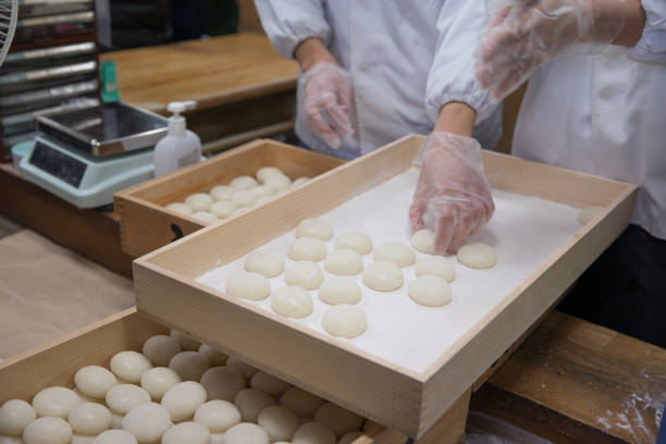istock Mochi, Japanese sticky dumpling 900412174