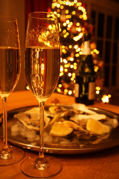 istock Champagne and Oysters at New Year's Eve 900413240