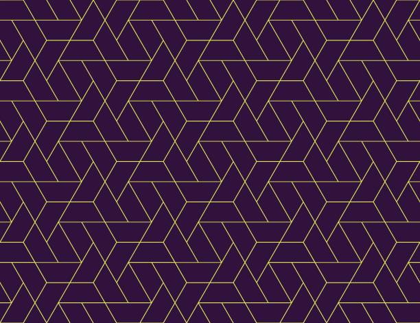 ilustrações de stock, clip art, desenhos animados e ícones de geometric grid seamless pattern - mirrored pattern wallpaper pattern backgrounds seamless