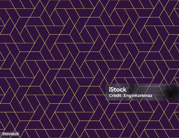 Vetores de Padrão Sem Emenda De Grade Geométrica e mais imagens de Triângulo - Formato Bidimensional - Triângulo - Formato Bidimensional, Formas Geométricas, Plano de Fundo