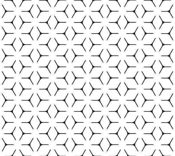 Geometric cubic grid seamless pattern vector art illustration