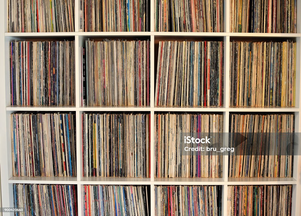 Vinyl - Lizenzfrei Schallplatte Stock-Foto