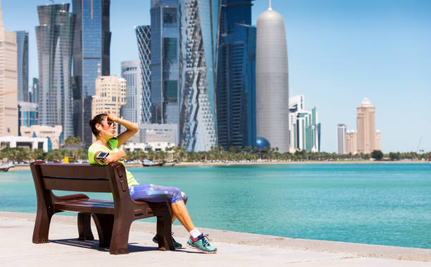 istock Heat exhausted female runner 900431472