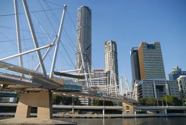 Infinity Tower, Santos Place and Kuripla Bridge, Brisbane