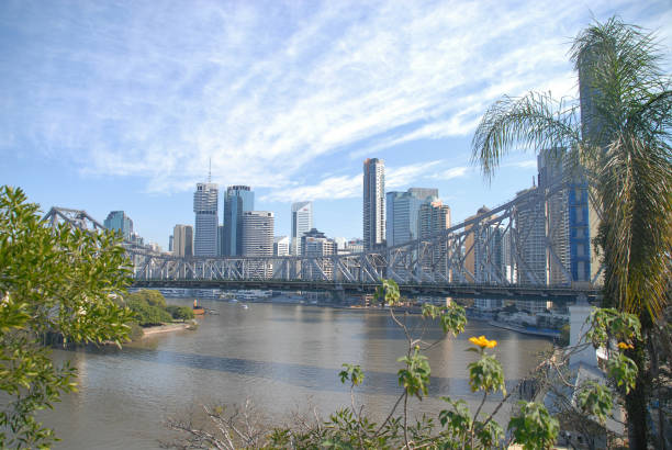 istock Story Bridge and skyline of Brisbane 900435422