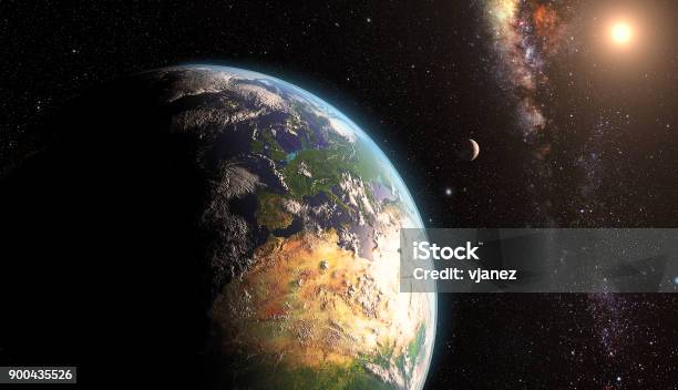 月と地球の日の出 - 地球のストックフォトや画像を多数ご用意 - 地球, 地球儀, 宇宙