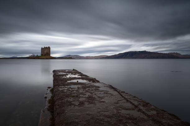 Castle stalker stock photo