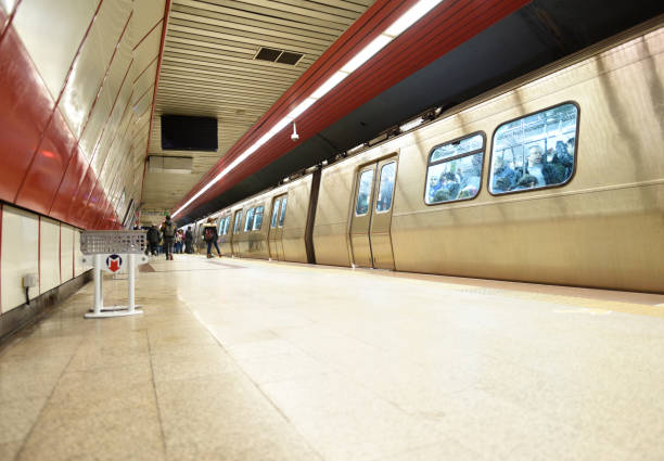 Railway Station in Istanbul, Turkey. December 30, 2017