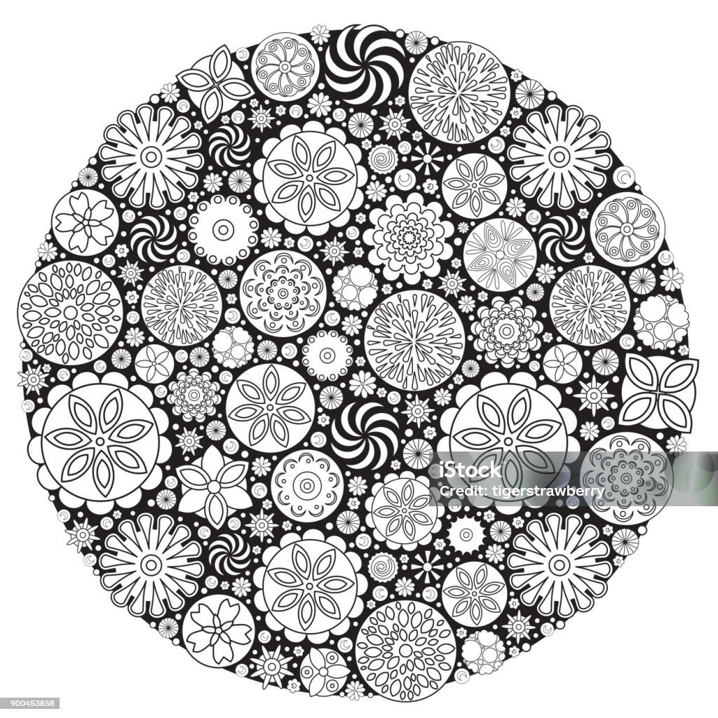 Ilustración de Diseño De Flores Para Colorear Libro Para Crecido Un Adulto Para Colorear Dibujo Floral De Libro Para El Alivio Del Estrés Relajación Meditación Y Creatividad Doodle Retro Color Étnico Blanco Ilustración de Diseño De Flores Para Colorear Libro Para Crecido Un Adulto Para Colorear Dibujo Floral De Libro Para El Alivio Del Estrés Relajación Meditación Y Creatividad Doodle Retro Color Étnico Blanco