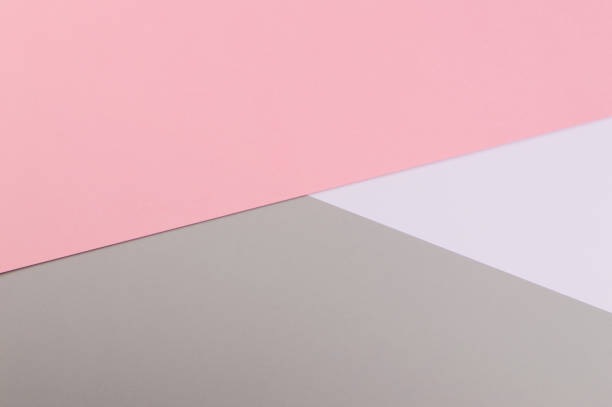 istock Paper flat composition with pink and grey background for Valentines day 900454318