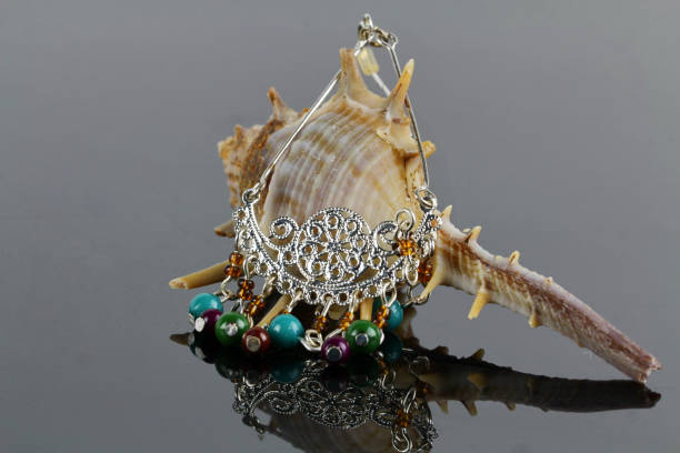istock Colorful metal ear rings 900471870