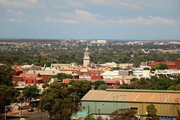 istock View to Kalgoorlie-Boulder in Western Australia 900486218