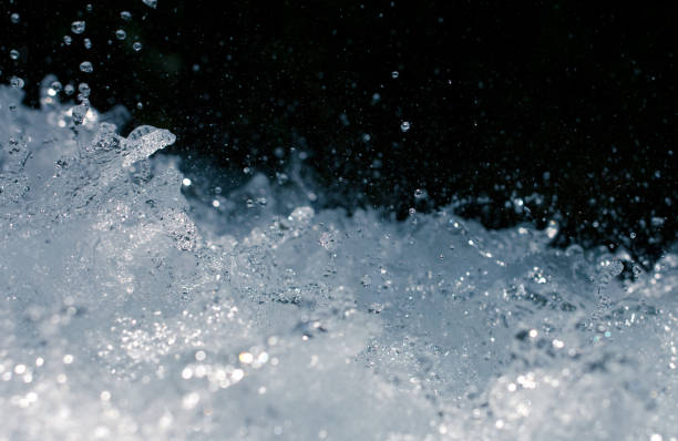 istock rough water with splashes on a black background 900506164