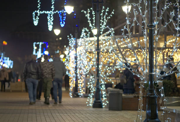 istock Christmas Street Decorations 900509306