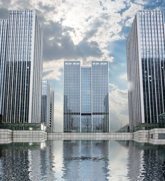 istock modern buildings at riverbank 900538034