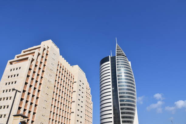 istock Administrative building with government offices in lower Haifa 900550164