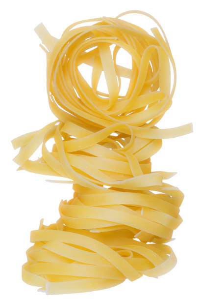 istock pasta nest tower close up on a isolated 900553238