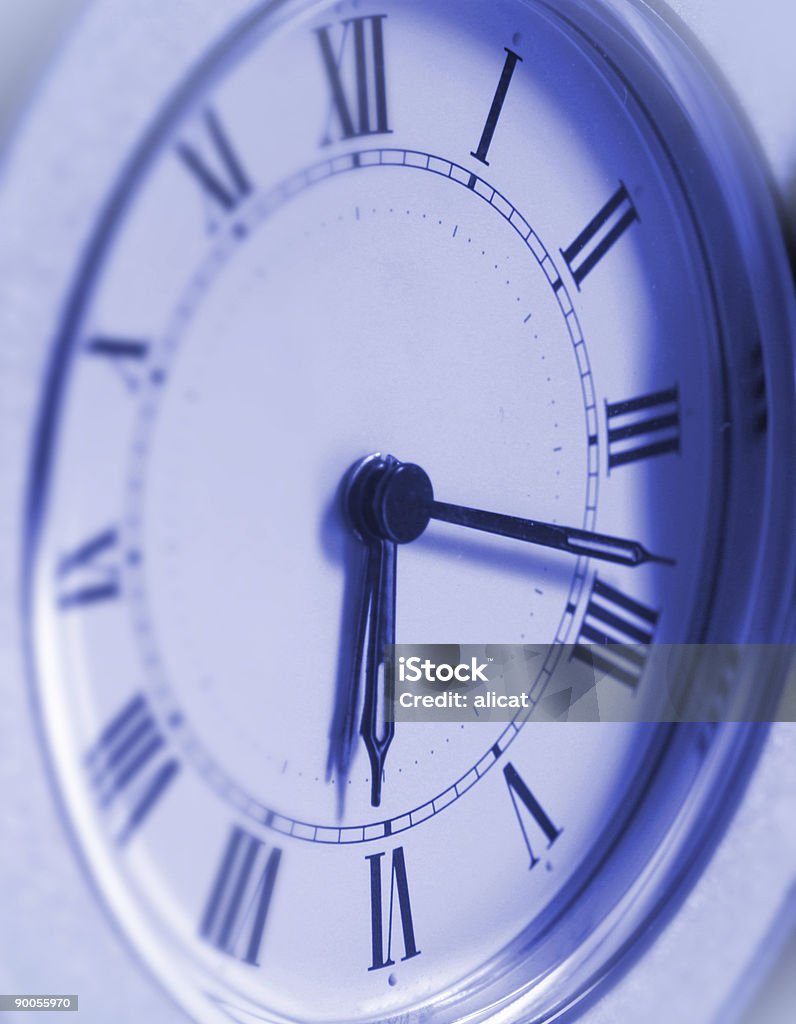 orologio - Foto stock royalty-free di Blu