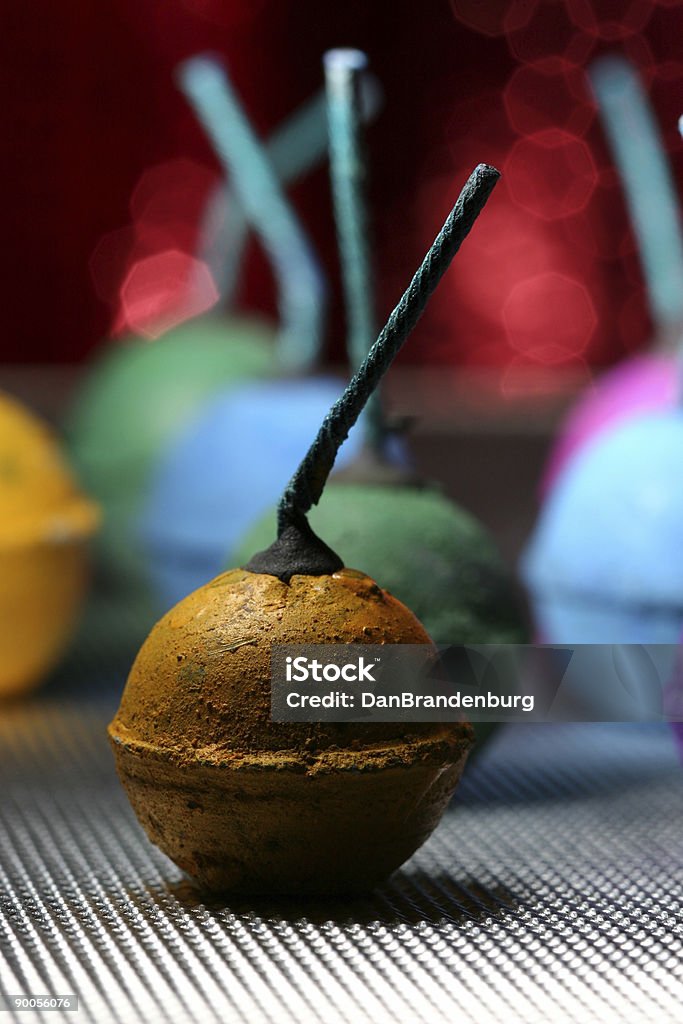 Cherrybombs closeup of cherry bomb firework Bomb Stock Photo