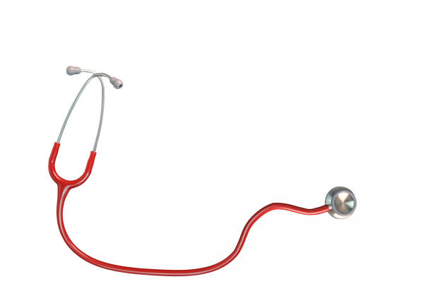 istock stethoscope red medical use isolated 900561180