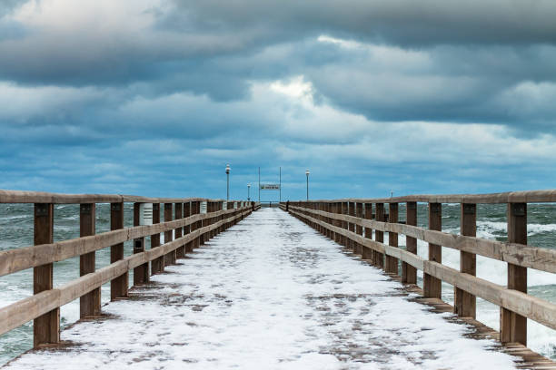 istock Pier on the Baltic Sea coast in Prerow, Germany 900562618