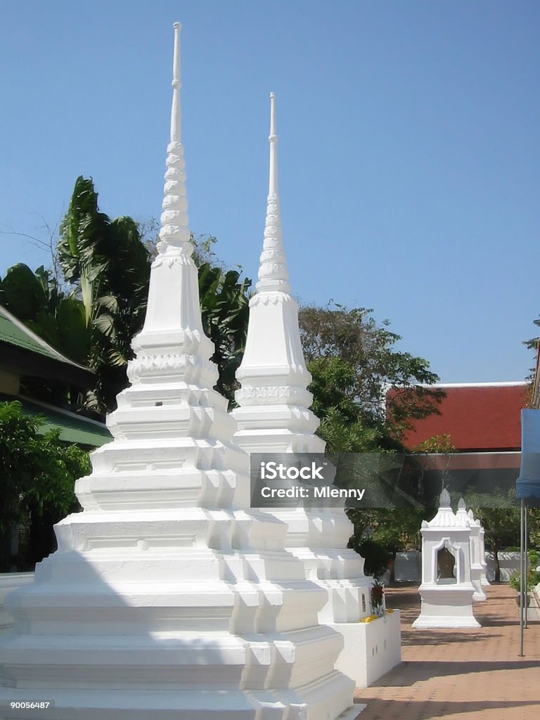 Monasterio de monumentos de Bangkok Tailandia monje - Foto de stock de Tailandia libre de derechos