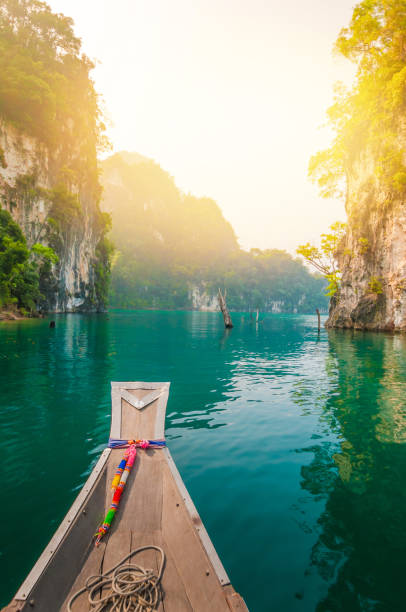 istock Blue lake in Chiewlarn Surat Thani Thailand 900565226