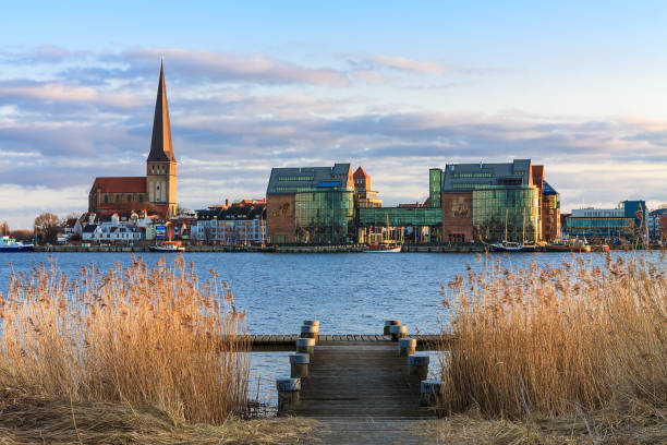istock View over the river Warnow to Rostock, Germany 900565906