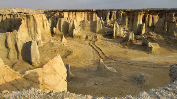 Star Valley is located in Qeshm Island, on thePersian Gulf, Iran. stock photo