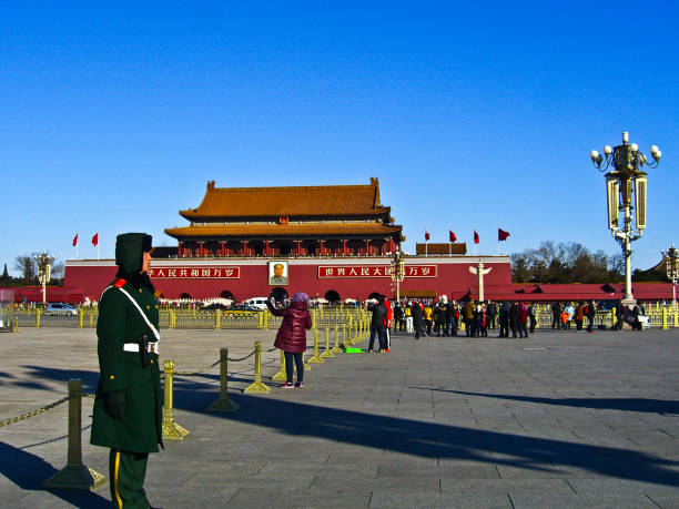 Tiananmen square stock photo