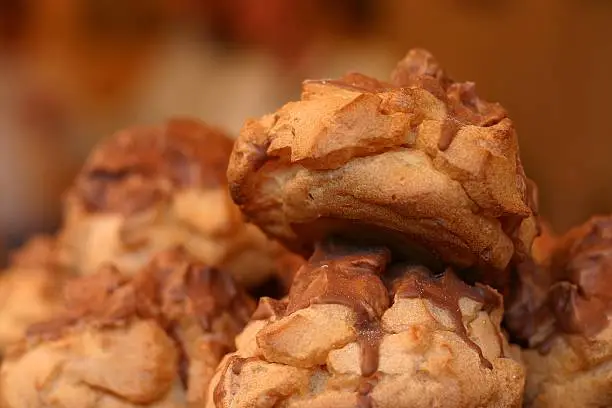 Photo of Chocolate  covered cream puffs