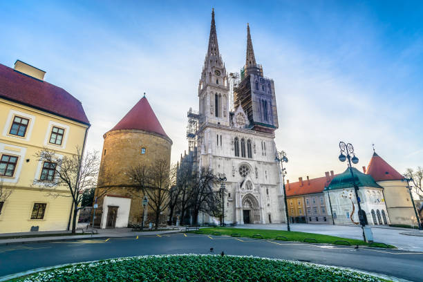 istock Zagreb cathedral baroque style. 900581202