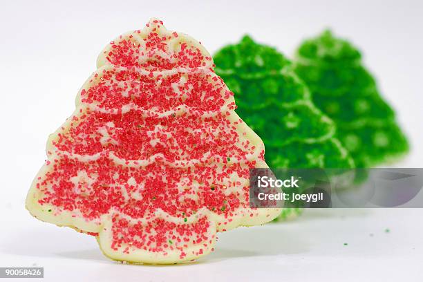 Christmas Cookie Row 2 Stock Photo - Download Image Now - Bush, Candy, Christmas