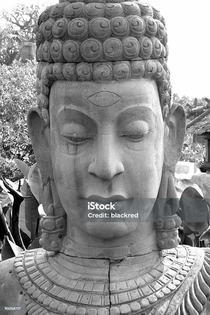 Buddha Head  Architecture Stock Photo