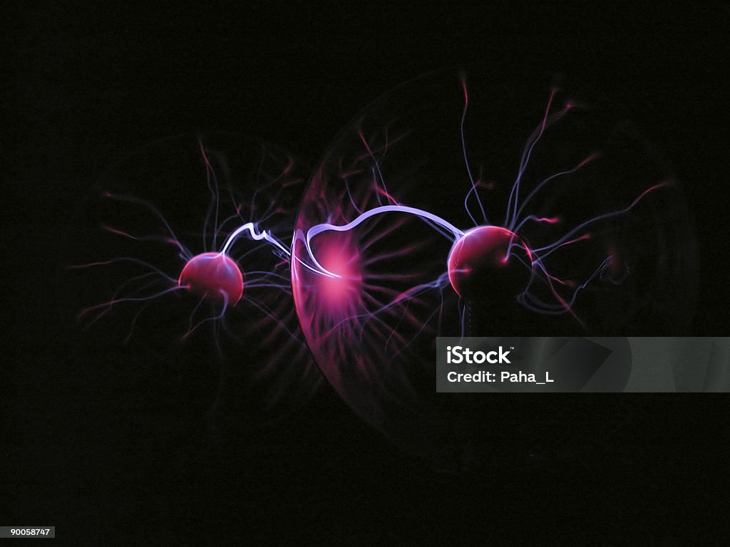 Duas TVs de plasma luz - Foto de stock de Dois Objetos royalty-free