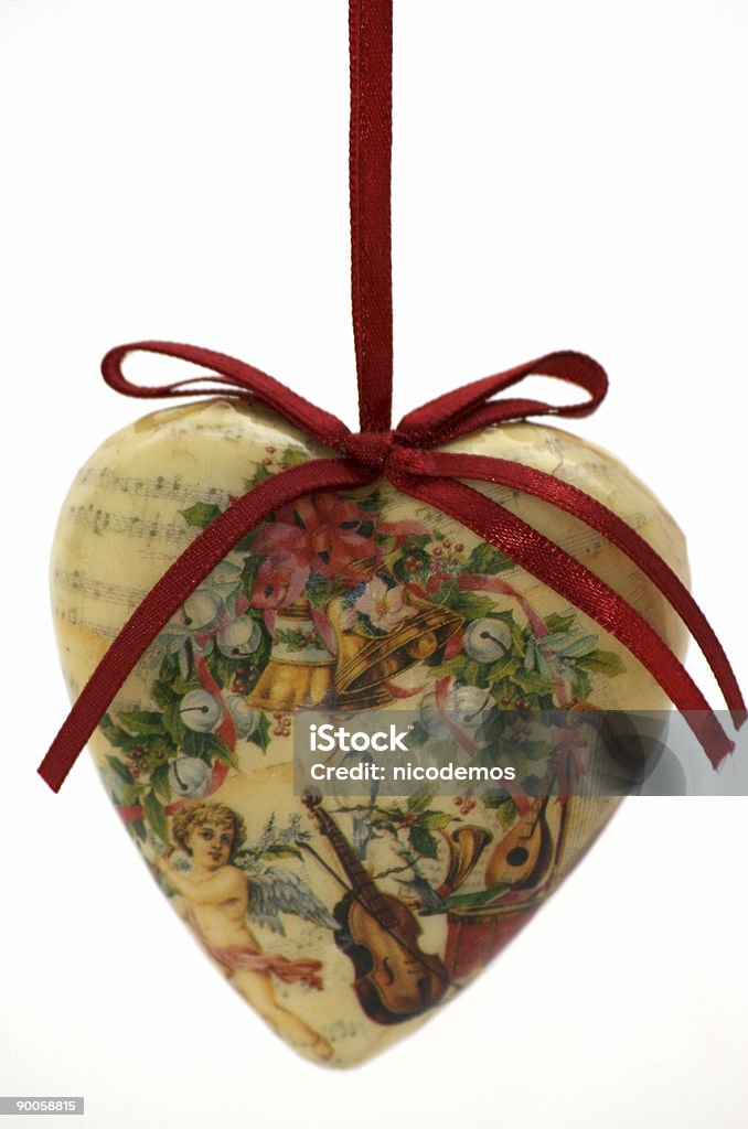 Coração - Foto de stock de Bola de Árvore de Natal royalty-free
