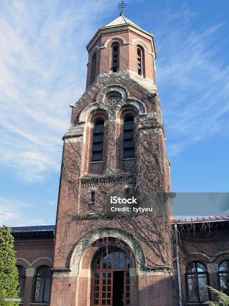 Tower-Kirche - Lizenzfrei Alt Stock-Foto